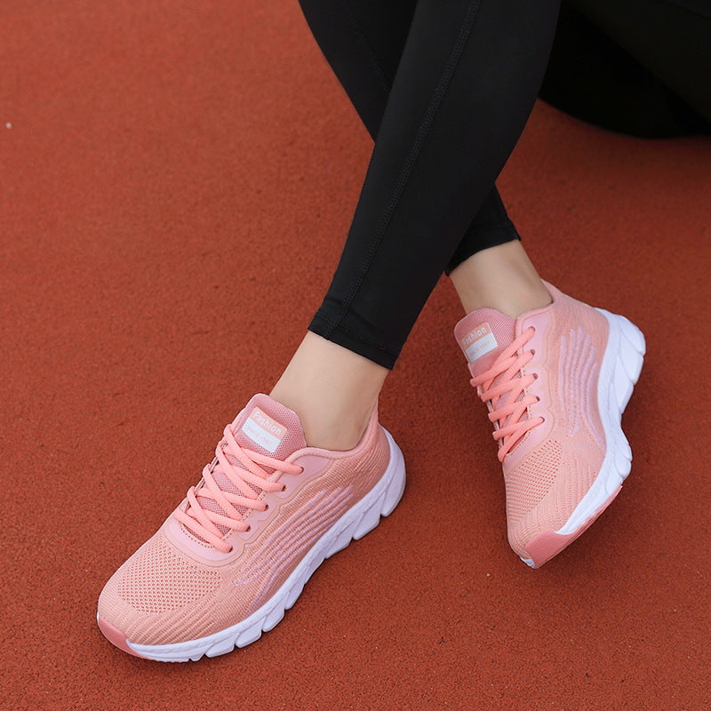 Damen nan atmungsaktive leichte Stricksneaker mit viskoelastischer Komfortsohle R&B