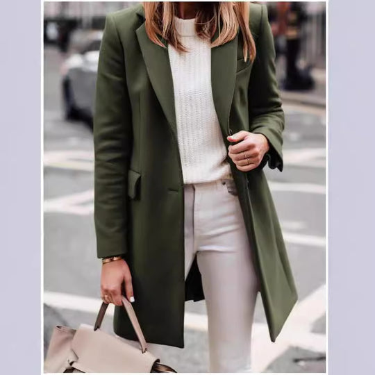 Damen eleganter taillierter Übergangsblazer R&B