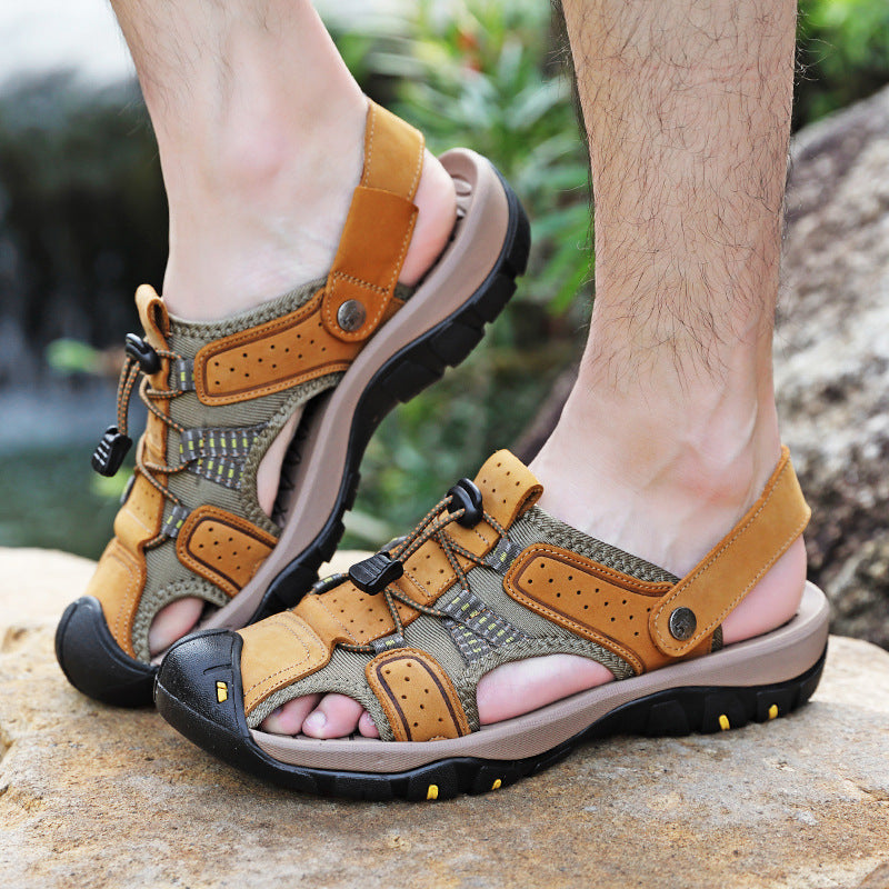 Damen Outdoor-Sandalen mit verstellbaren Riemen und rutschfester Sohle R&B