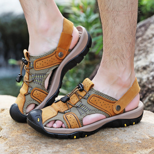 Damen Outdoor-Sandalen mit verstellbaren Riemen und rutschfester Sohle R&B