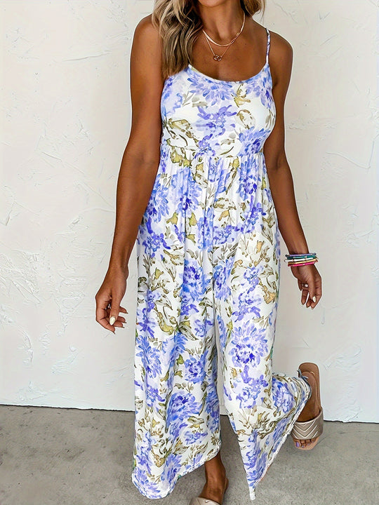 Damen Floral Maxikleid R&B