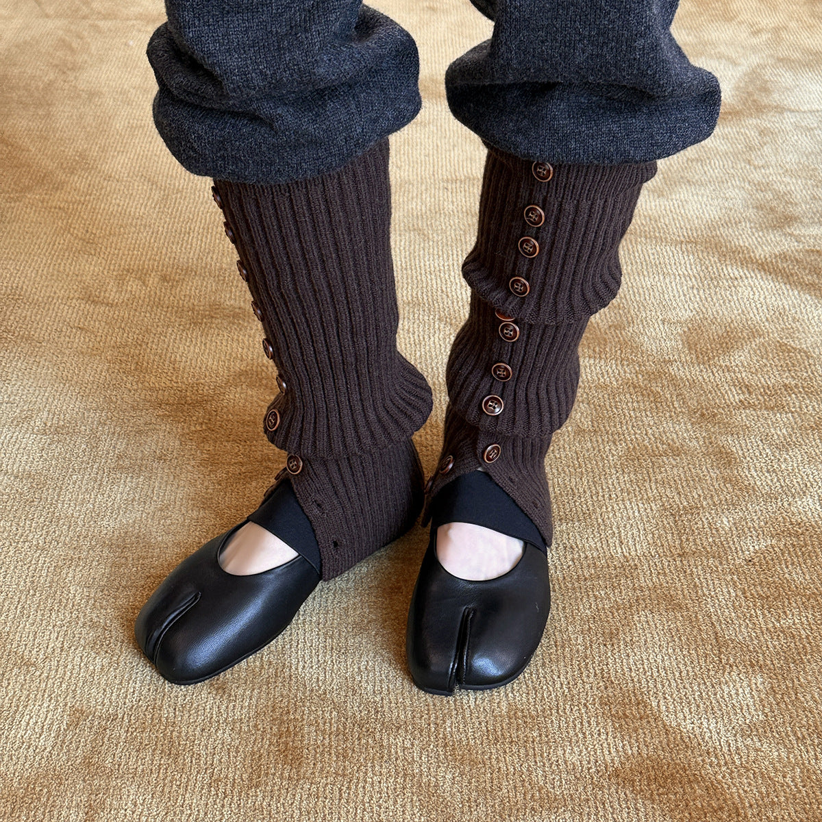 Damen Komfortable Ballerinas mit elastischem Riemen