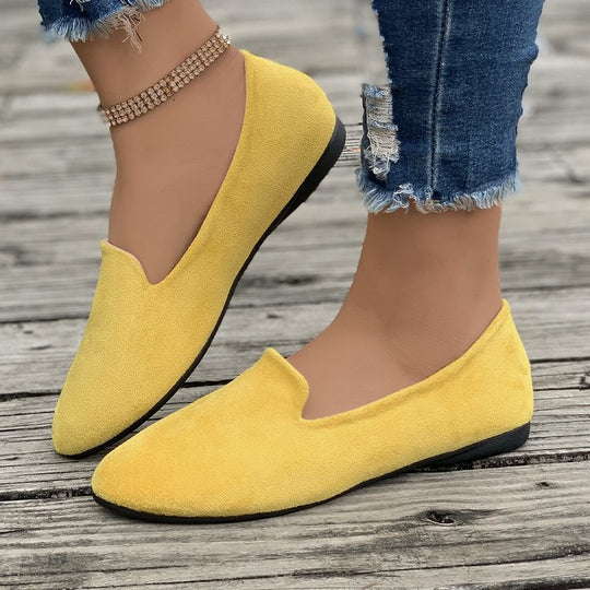 Damen Bequeme Mokassins aus sanftem Wildleder R&B