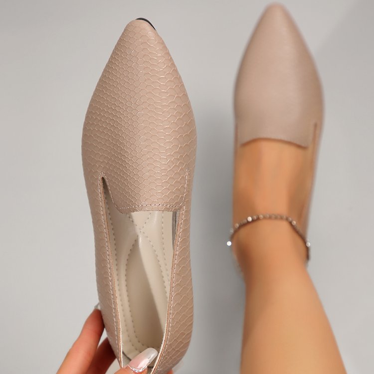 Damen Bequeme Ballerinas mit modischen Kreuzriemen R&B