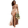 Damen Partykleid mit asymmetrischem Schnitt und raffinierten Raffungseffekten R&B