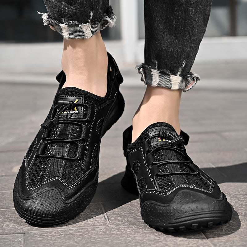 Damen Atmungsaktive Outdoor-Sandalen mit elastischem Schnürsystem R&B