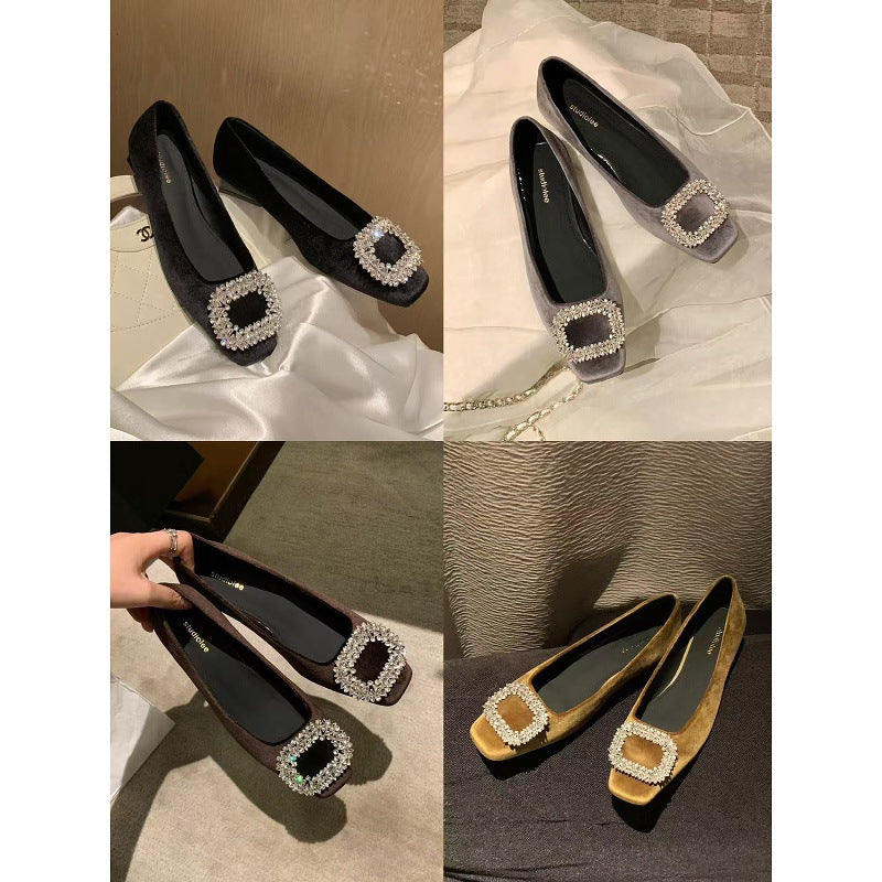 Damen Elegante Pumps mit funkelndem Schmuckdetail und bequemer Polsterung