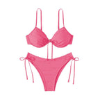 Damen Triangelbikini mit verstellbaren Bindändern