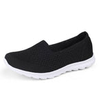 Damen Bequeme Slip-On Sneakers mit atmungsaktiver Netzstruktur