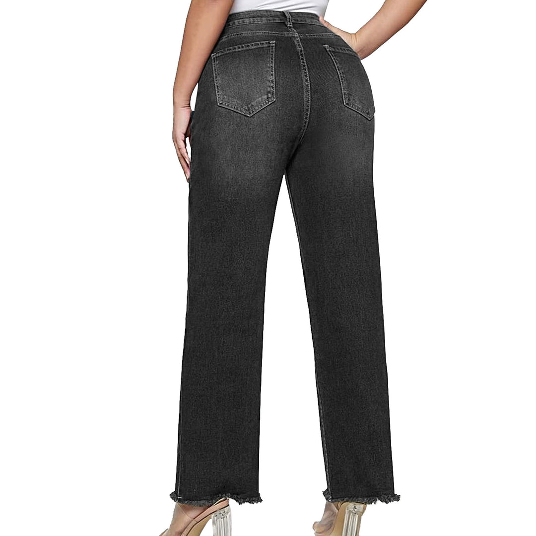 Damen Weite Beine Denim-Hose R&B