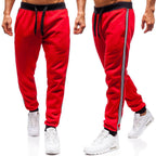 Herren Sportliche Jogginghose mit seitlichen Kontraststreifen R&B