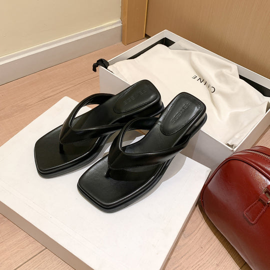 Damen elegante Zehentrenner mit komfortabler Fußbettgestaltung R&B