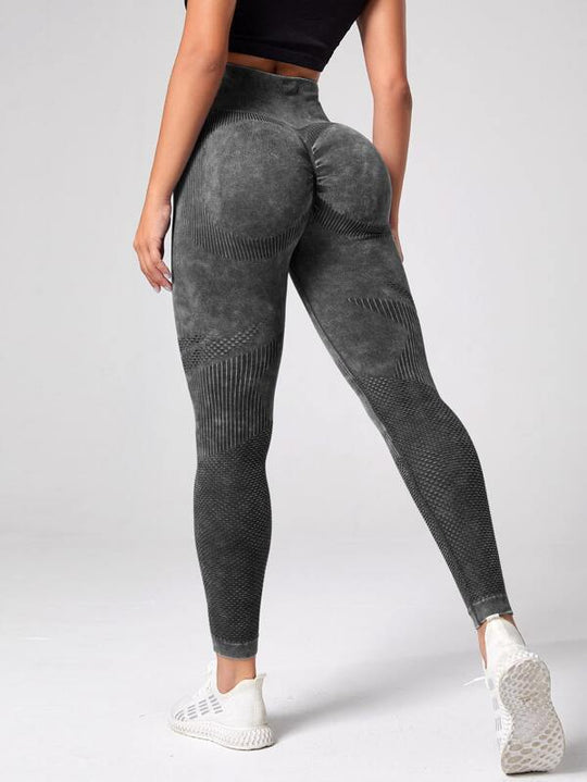 Damen Sculpting Leggings mit hohem Bund und innovativer Textur R&B