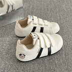 Damen Sneakers mit Velcro-Verschluss und lustigem Tierdesign