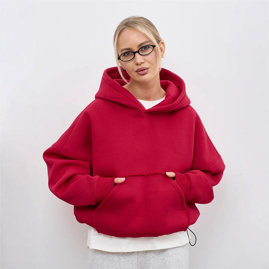 Damen oversized Kapuzenpullover R&B