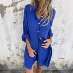Damen Blusen-Shorts-Set mit Oversize-Schnitt – R&B