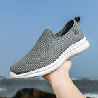 Damen Slip-On Mesh-Sneaker mit elastischem Design und rutschfester Sohle