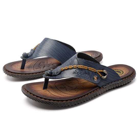 Herren Sportliche und strapazierfähige Zehentrenner-Sandalen mit rutschfester Sohle R&B