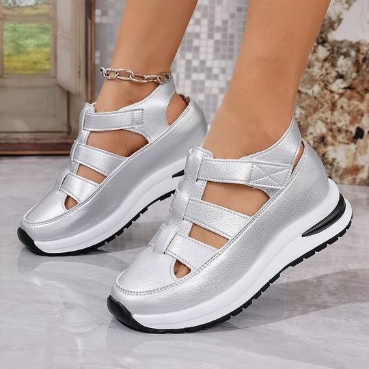 Damen sportliche Sneaker mit atmungsaktivem Obermaterial R&B