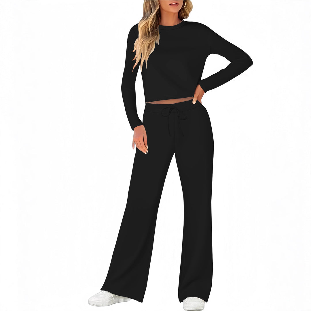 Damen Bequemes Lounge-Set mit weitem Schnitt und langem Arm R&B