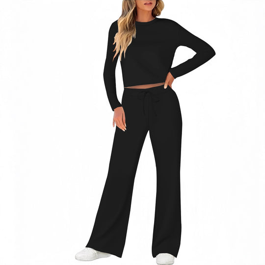 Damen Bequemes Lounge-Set mit weitem Schnitt und langem Arm R&B