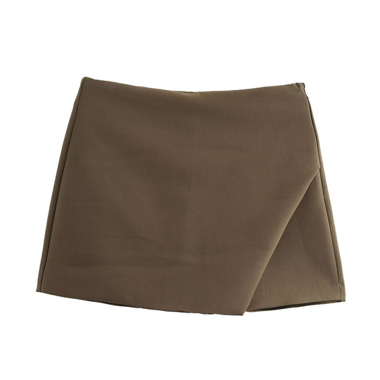 Damen modische Wickel-Shorts aus hochwertigem, elastischem Material R&B