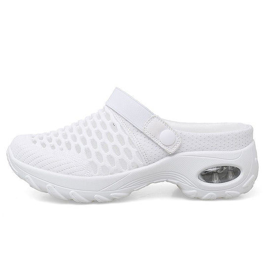 Damen Freizeit Clogs mit atmungsaktivem Netzdesign und rutschfester Sohle Heidi Mode