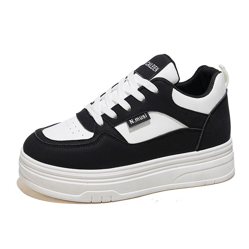 Damen Sportliche Chunky Sneakers mit dicker Laufsohle R&B
