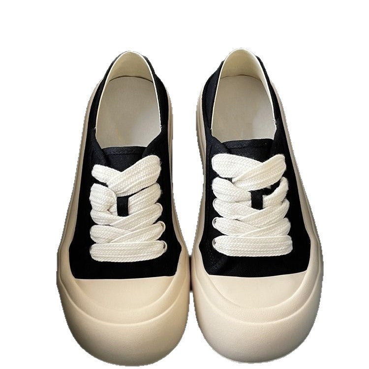 Damen Bequeme Sneaker aus hochwertigem Material mit elastischen Schnürsenkeln
