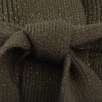 Damen Lange Strickjacke mit Gürtel und Taschen R&B