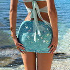 Damen Glitzernder Minirock R&B