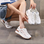 Damen Atmungsaktive Laufschuhe mit flexiblem Mesh-Obermaterial und dämpfender Sohle R&B