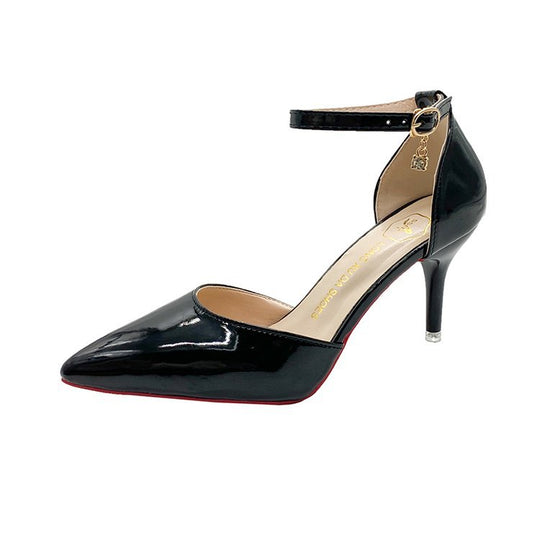 Damen elegante High Heels mit feinem Knöchelriemen R&B