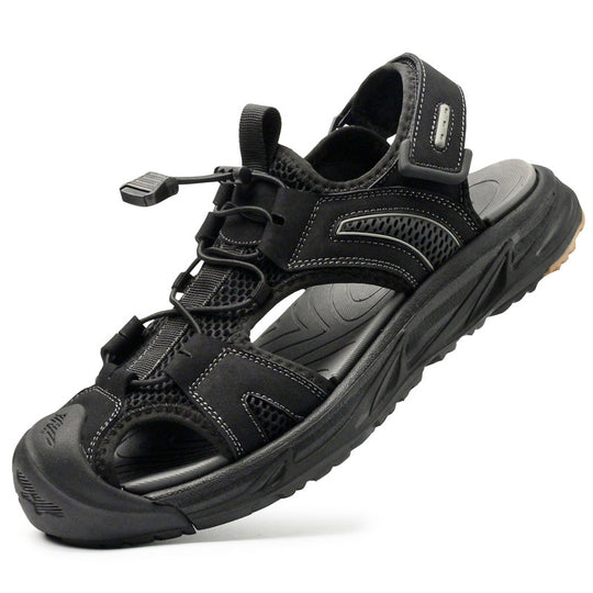 Herren Outdoor Trekking-Sandalen mit verstellbarem Schnellverschluss R&B