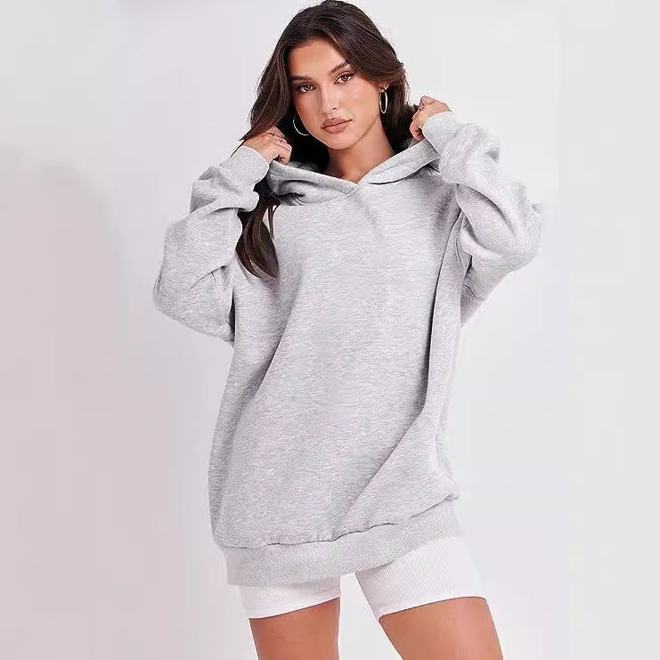Damen Bequemer Oversized Hoodie R&B