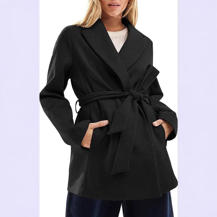 Damen Elegante und bequeme Wickeljacke R&B