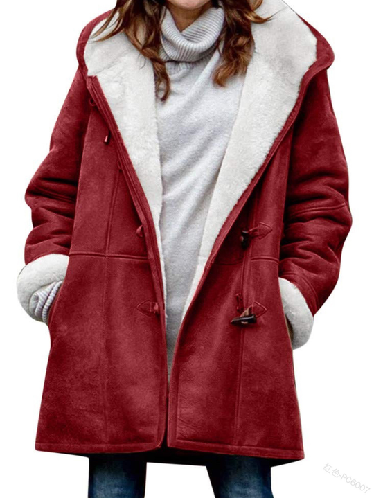 R&B | Fleece-Jacke mit Kapuze Winter