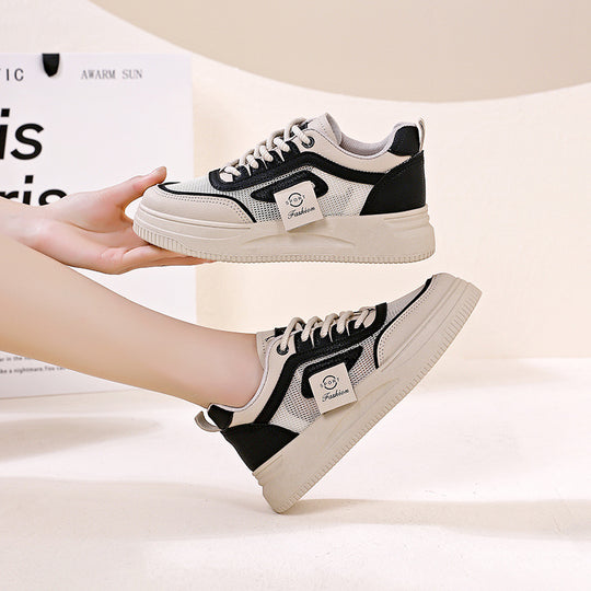 Damen Sportliche Sneakers mit atmungsaktiven Mesh-Einsätzen und rutschfester Sohle R&B