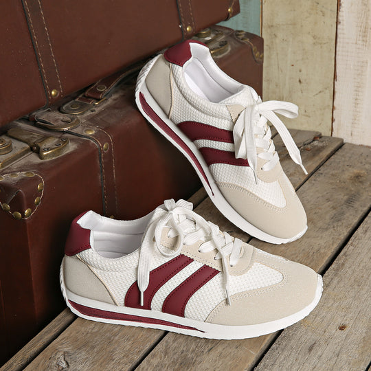 Damen Sportliche Sneaker mit atmungsaktivem Obermaterial und dämpfender Sohle R&B