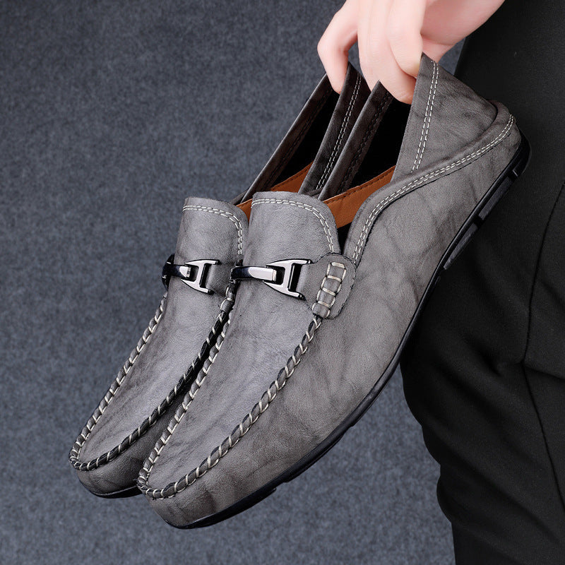 Herren Elegante Mokassins mit kunstvoller Naht und flexibel gestalteter Sohle R&B