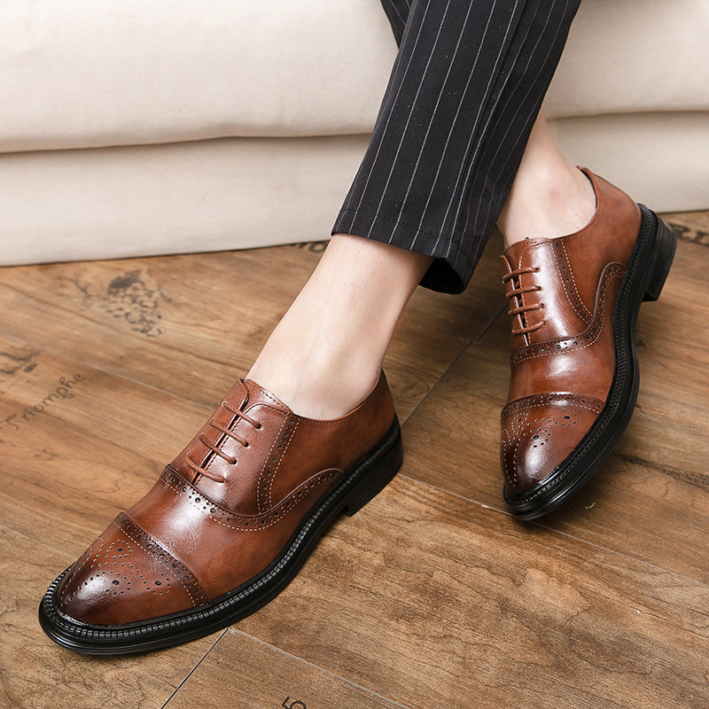 Damen Klassische Brogues aus Leder R&B