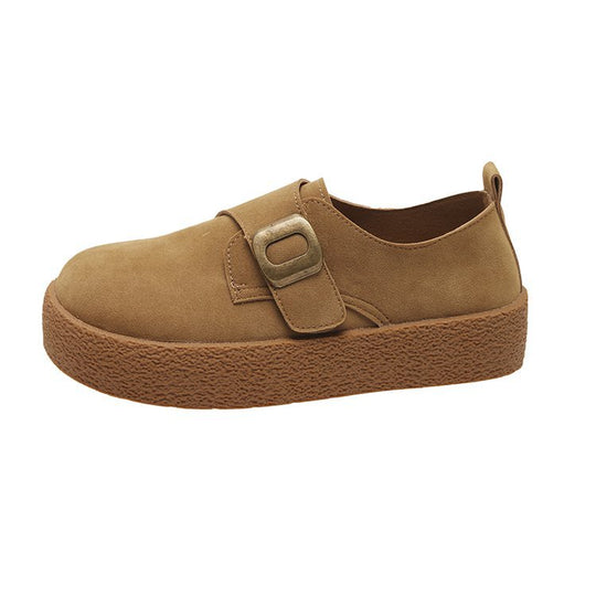 Damen modische Slip-On Clogs mit verstellbarem Schnallenverschluss und bequemer Sohle R&B