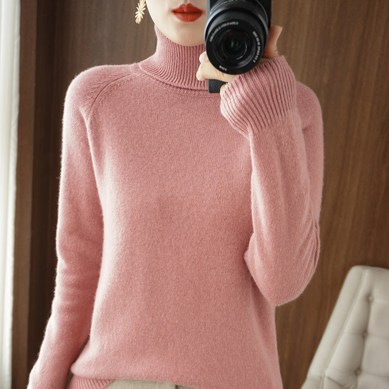 Damen Rollkragenpullover aus weichem R&B