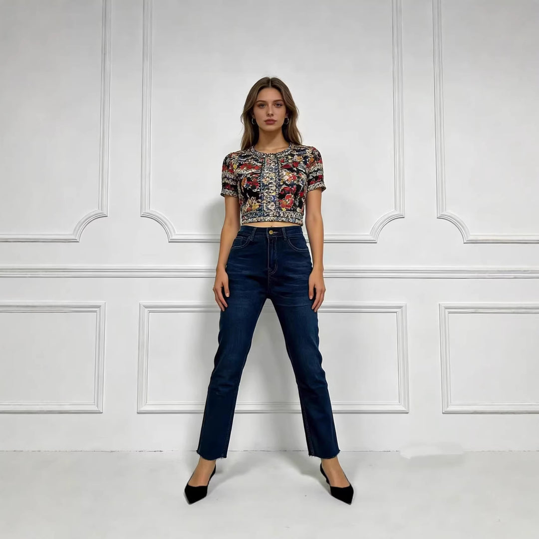 Damen Flared Jeans mit hohem Bund und perfektem Sitz