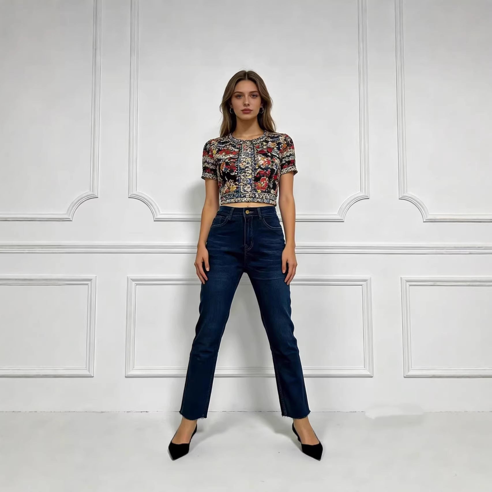 Damen Flared Jeans mit hohem Bund und perfektem Sitz