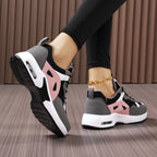 Damen Sportliche Luftpolster-Sneaker mit atmungsaktivem Mesh-Obermaterial