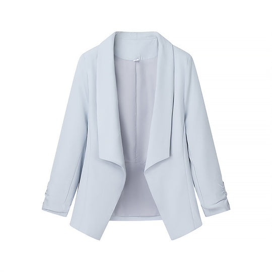 Damen elegante Blazerjacke mit lässigem Schnitt und stylischen Ärmeldetails R&B
