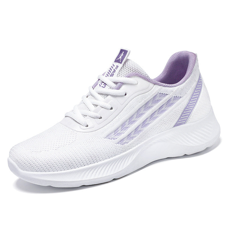 Damen Sportliche Leichtgewicht Sneakers mit atmungsaktiver Mesh-Oberfläche R&B