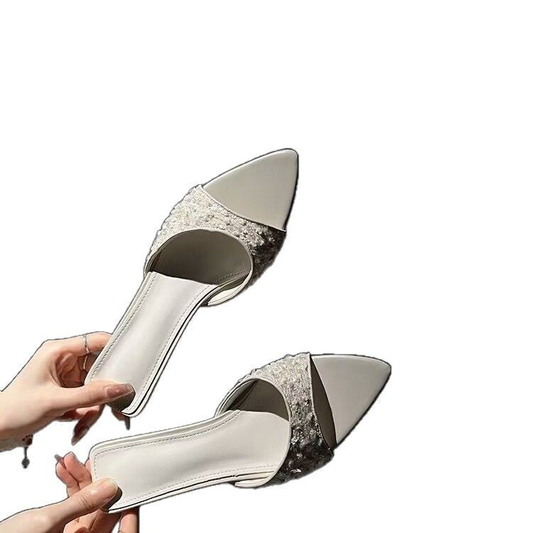 Damen Glitzernde Riemchensandalen R&B