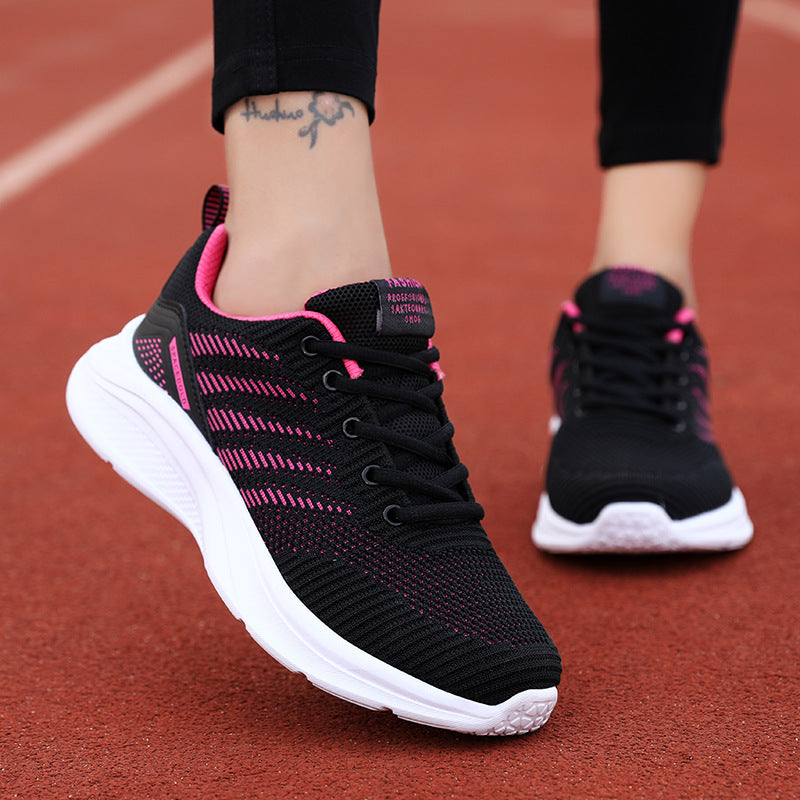 Damen atmungsaktive Performance-Laufschuhe mit dämpfender Sohle und flexiblem Obermaterial R&B